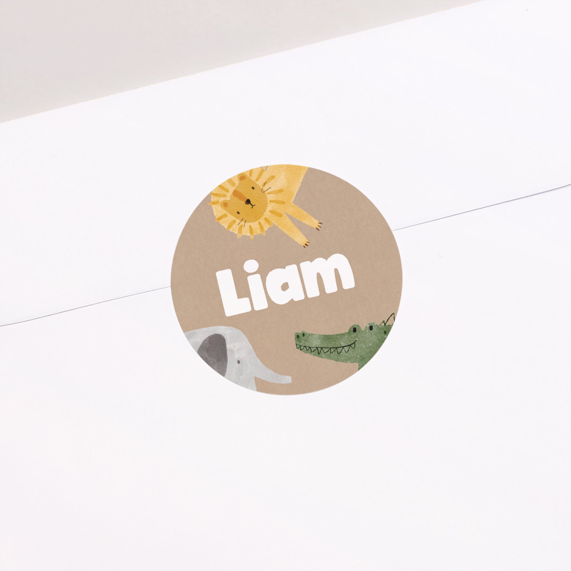 Sticker Geburt Rund Wildes Erwachen foto N° 2