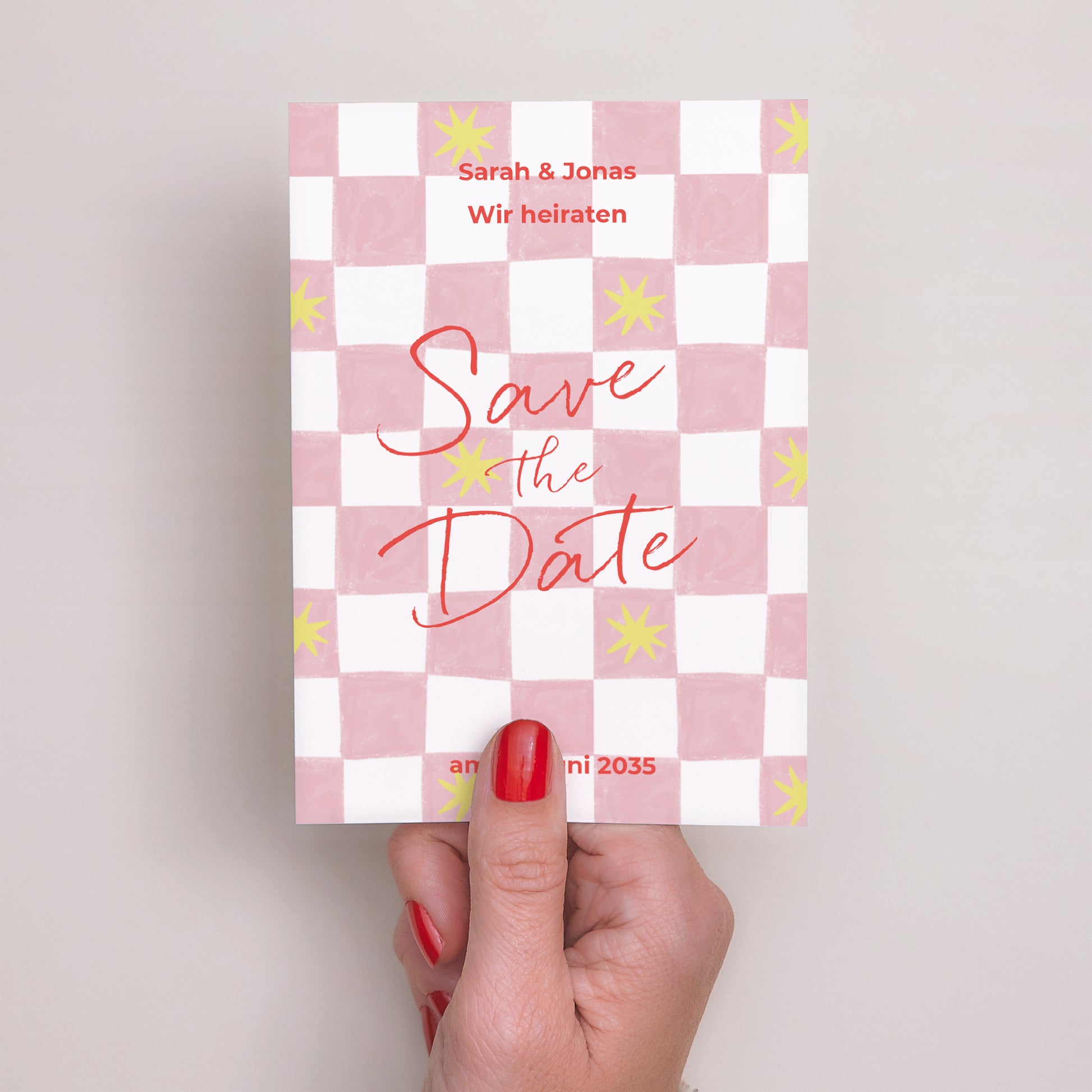 Save the date Karte Hochzeit Porträt Ein Hauch von Fantasie foto N° 2