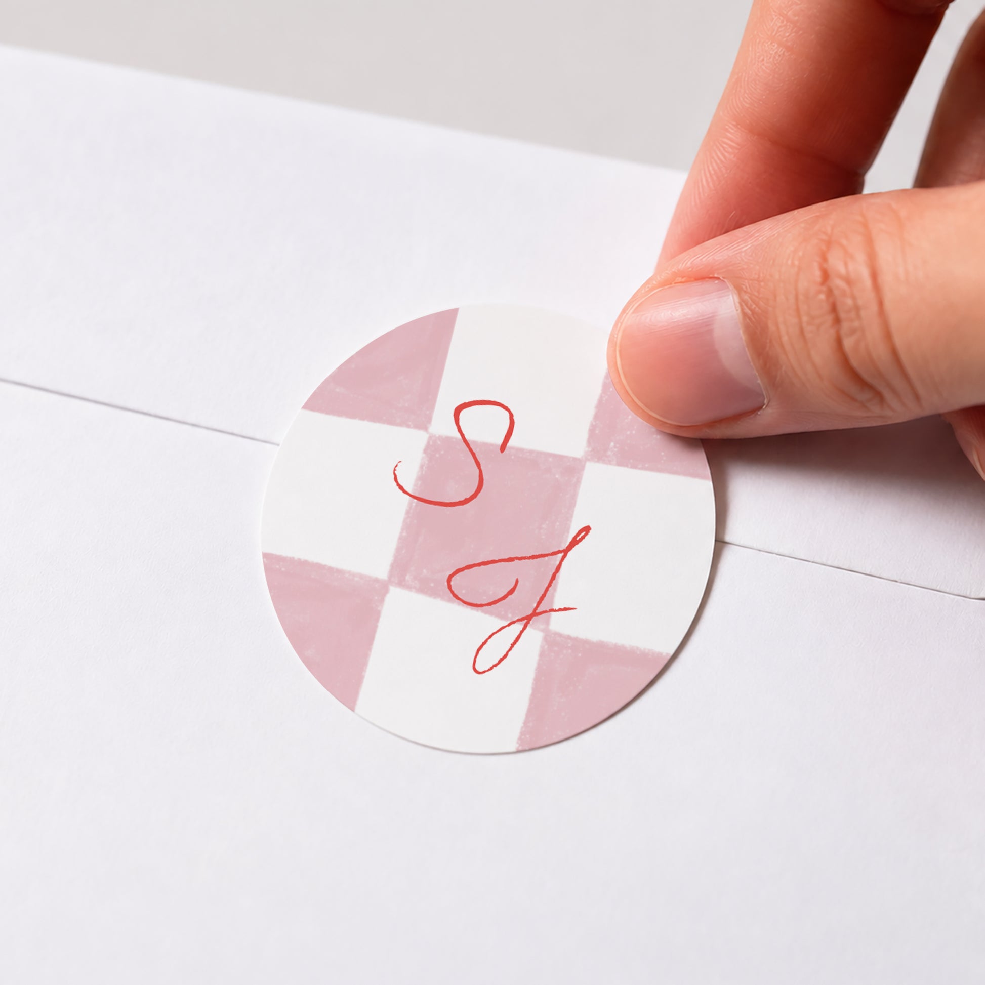 Sticker Hochzeit Rund Ein Hauch von Fantasie foto N° 1