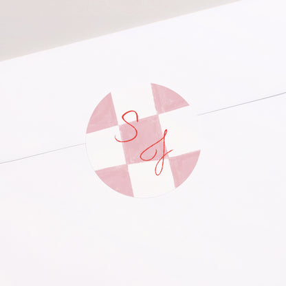 Sticker Hochzeit Rund Ein Hauch von Fantasie foto N° 2