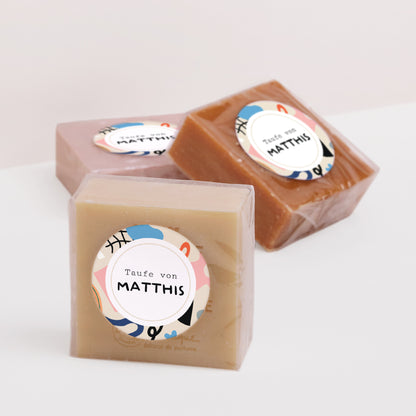 Sticker Taufe Rund Matisse ganz in Farbe foto N° 3
