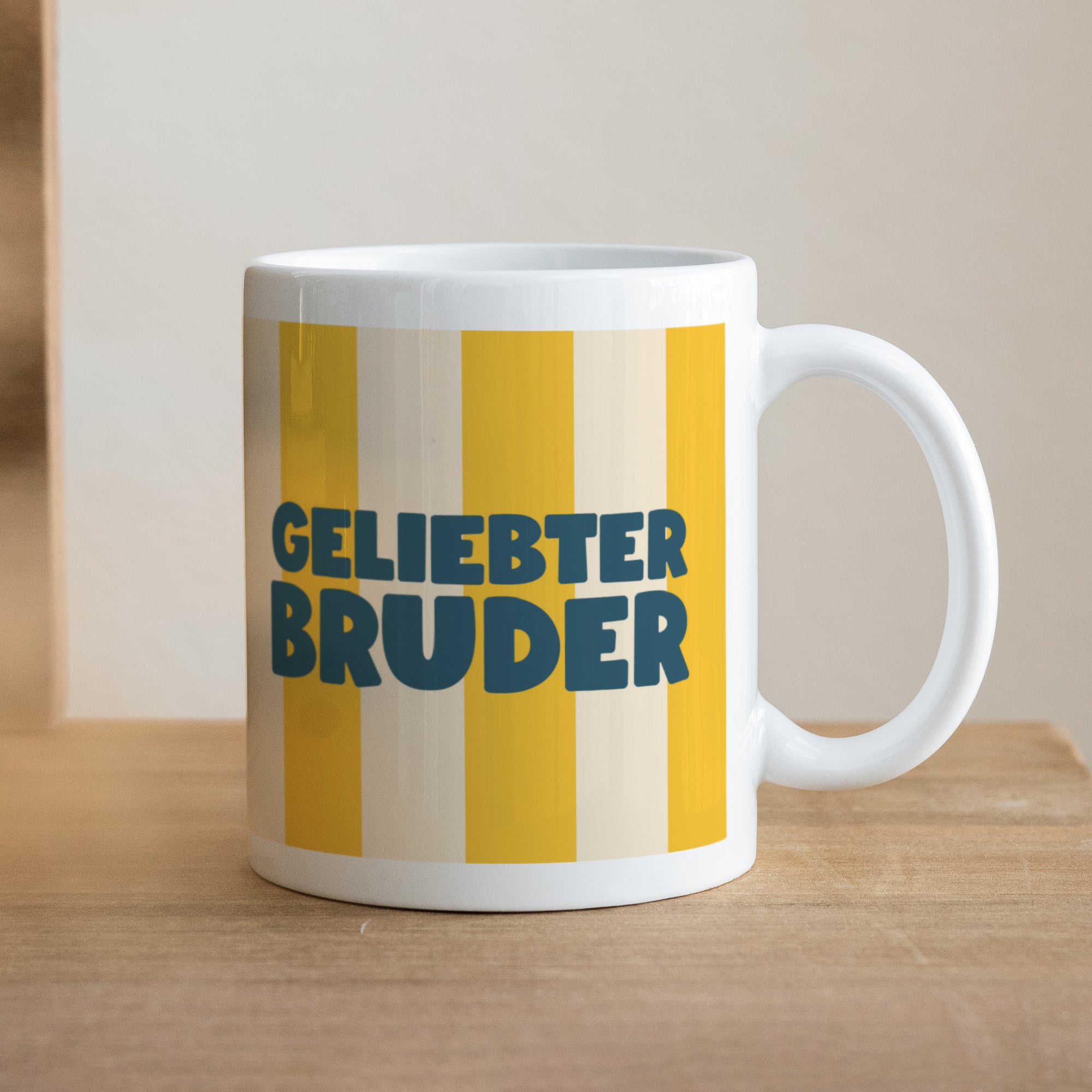 Tasse Objekte Weiß Lieber Bruder foto N° 1