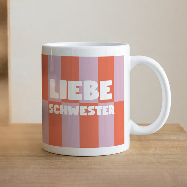 Tasse Objekte Weiß Lieber Bruder foto
