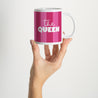 Tasse Objekte Weiß Die Pinke Königin foto N° 2