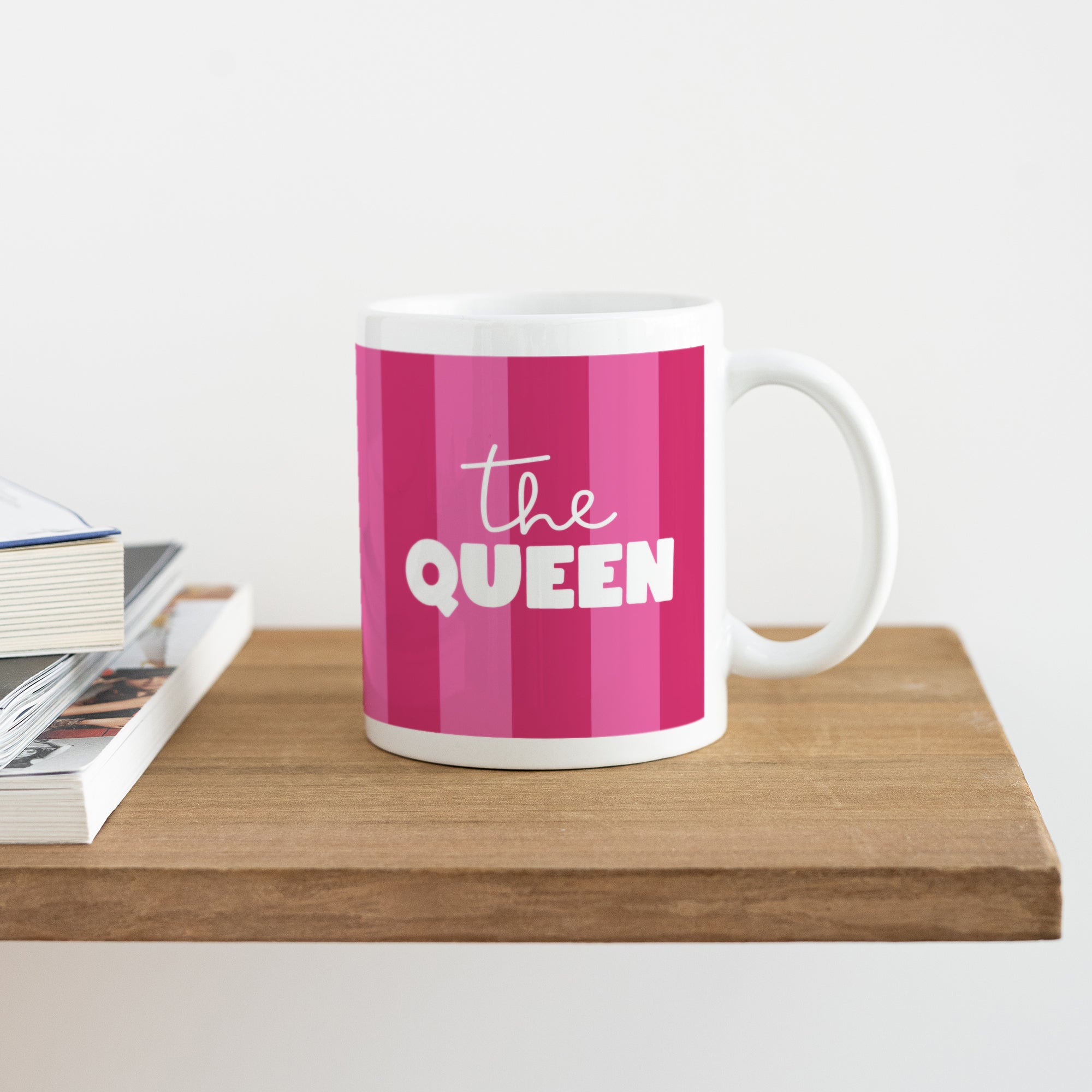 Tasse Objekte Weiß Die Pinke Königin foto N° 4