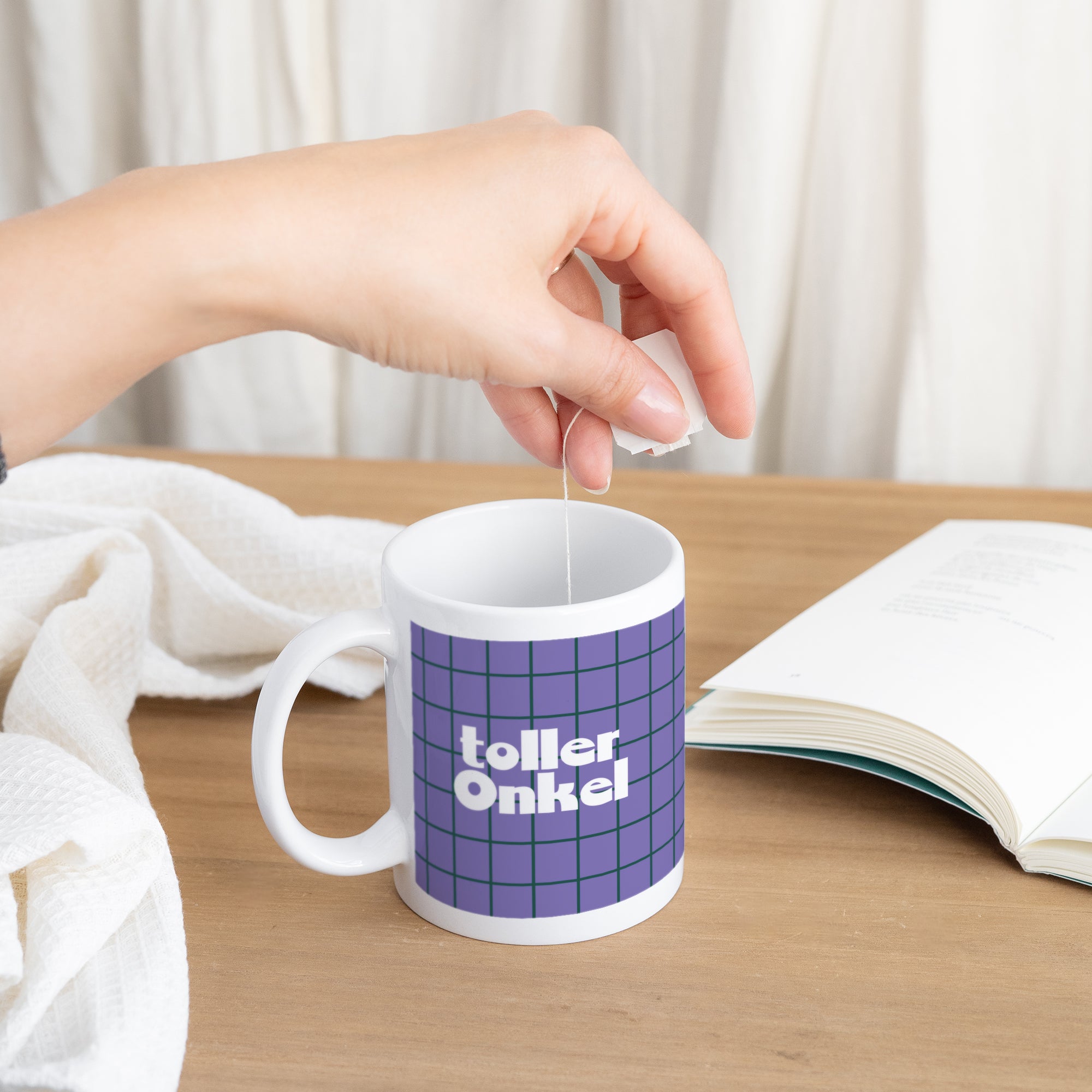 Tasse Objekte Weiß Super Onkel foto N° 3
