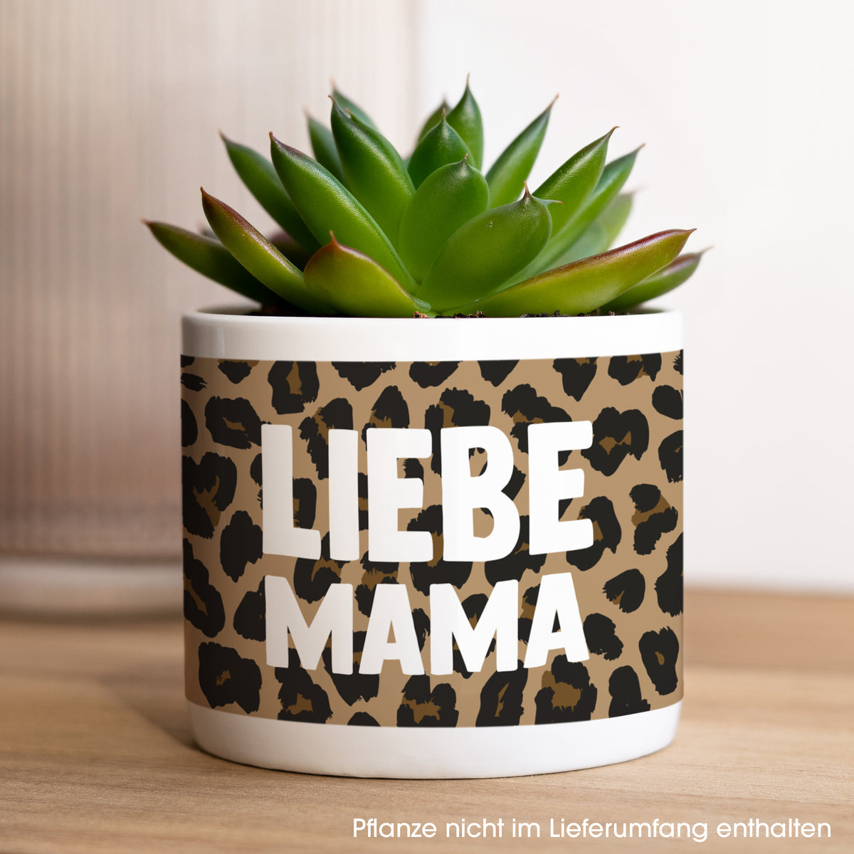 Blumentopf Objekte 48 cl Mama der Liebe Leopard foto N° 1