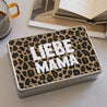 Metalldose Objekte Rechteck Mama der Liebe Leopard foto N° 2