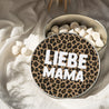Metalldose Objekte Runde Mama der Liebe Leopard foto N° 2