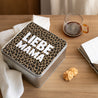 Metalldose Objekte Quadratisch Mama der Liebe Leopard foto N° 2