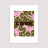 Poster Objekte Porträt Leopard Liebe foto N° 2