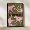 Poster Objekte Porträt 60 x 90 cm Leopard Liebe foto N° 1