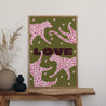 Poster Objekte Porträt 60 x 90 cm Leopard Liebe foto N° 2