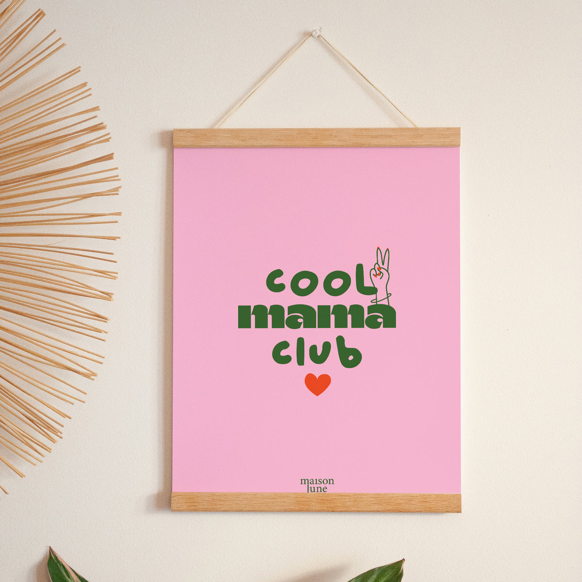 Poster Porträt 30 x 40 cm Cool Mama Club foto N° 1