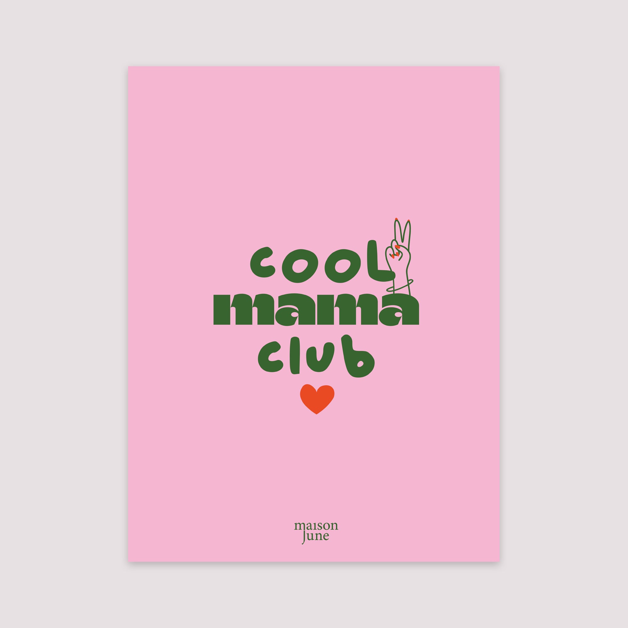 Poster Porträt 30 x 40 cm Cool Mama Club foto N° 2