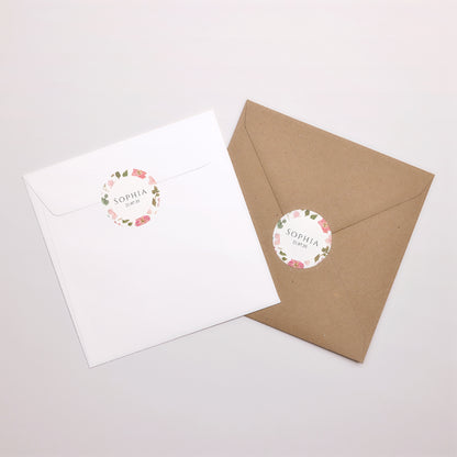 Sticker Geburt Rund Frühlingsgeheimnis foto N° 4