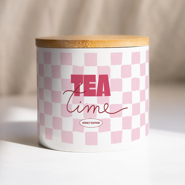 Keramiktopf 48 cl Tea Time Addict foto