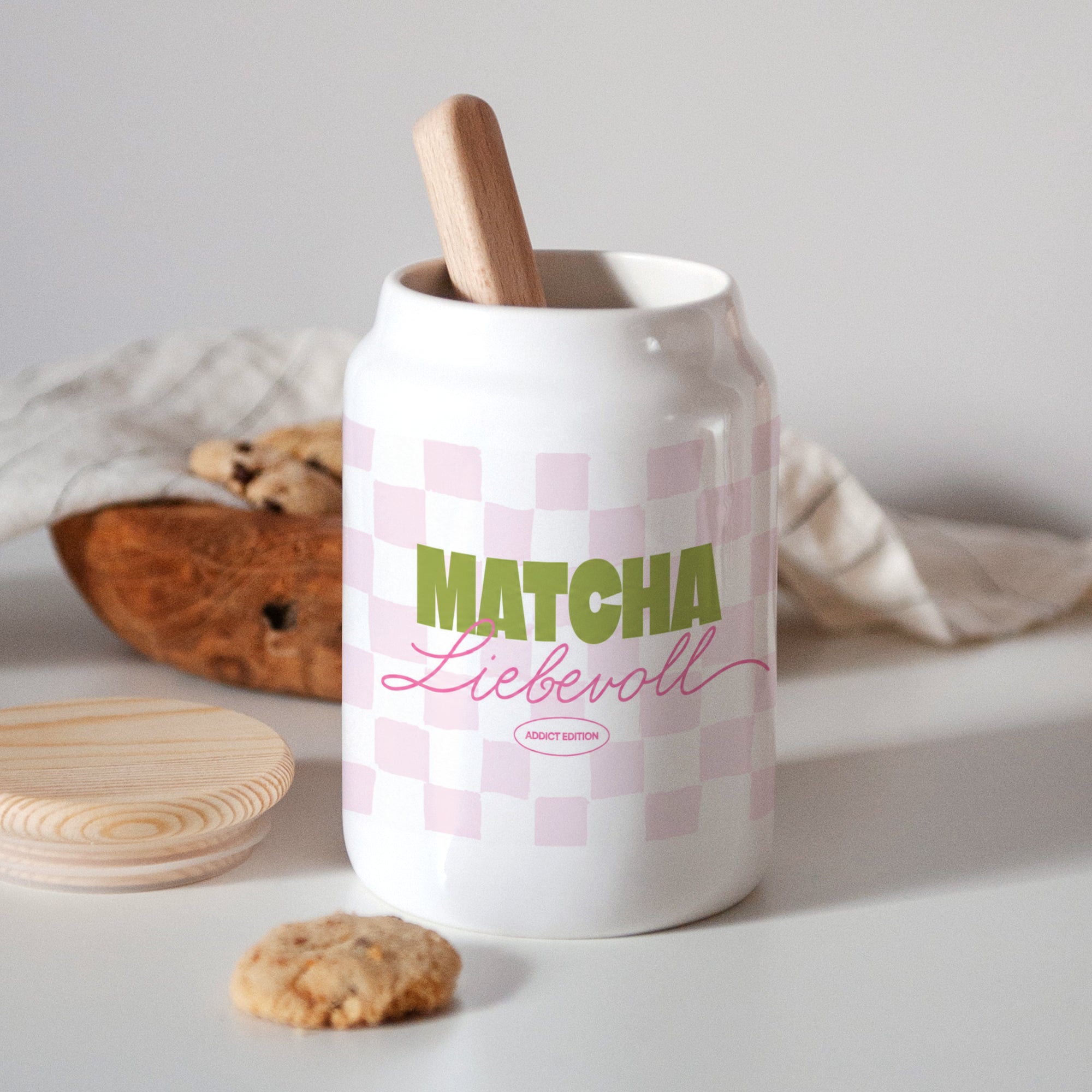 Keramiktopf 65 cl Matcha Liebhaberin foto N° 3