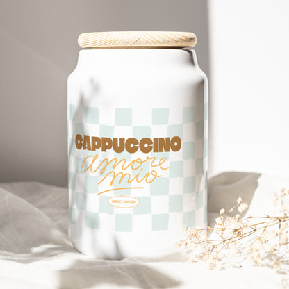 Keramiktopf Objekte 65 cl Cappuccino-Süchtiger foto N° 1