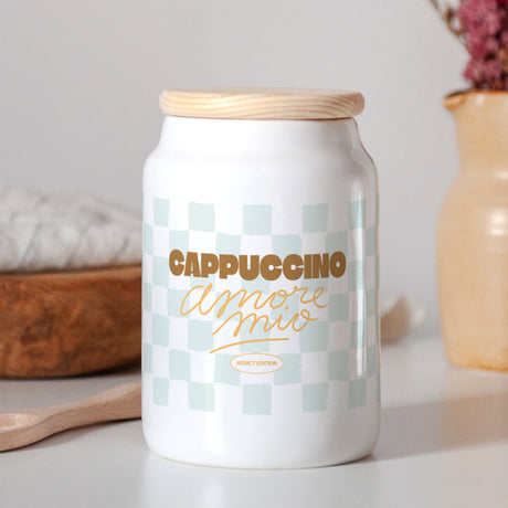 Keramiktopf Objekte 65 cl Cappuccino-Süchtiger
