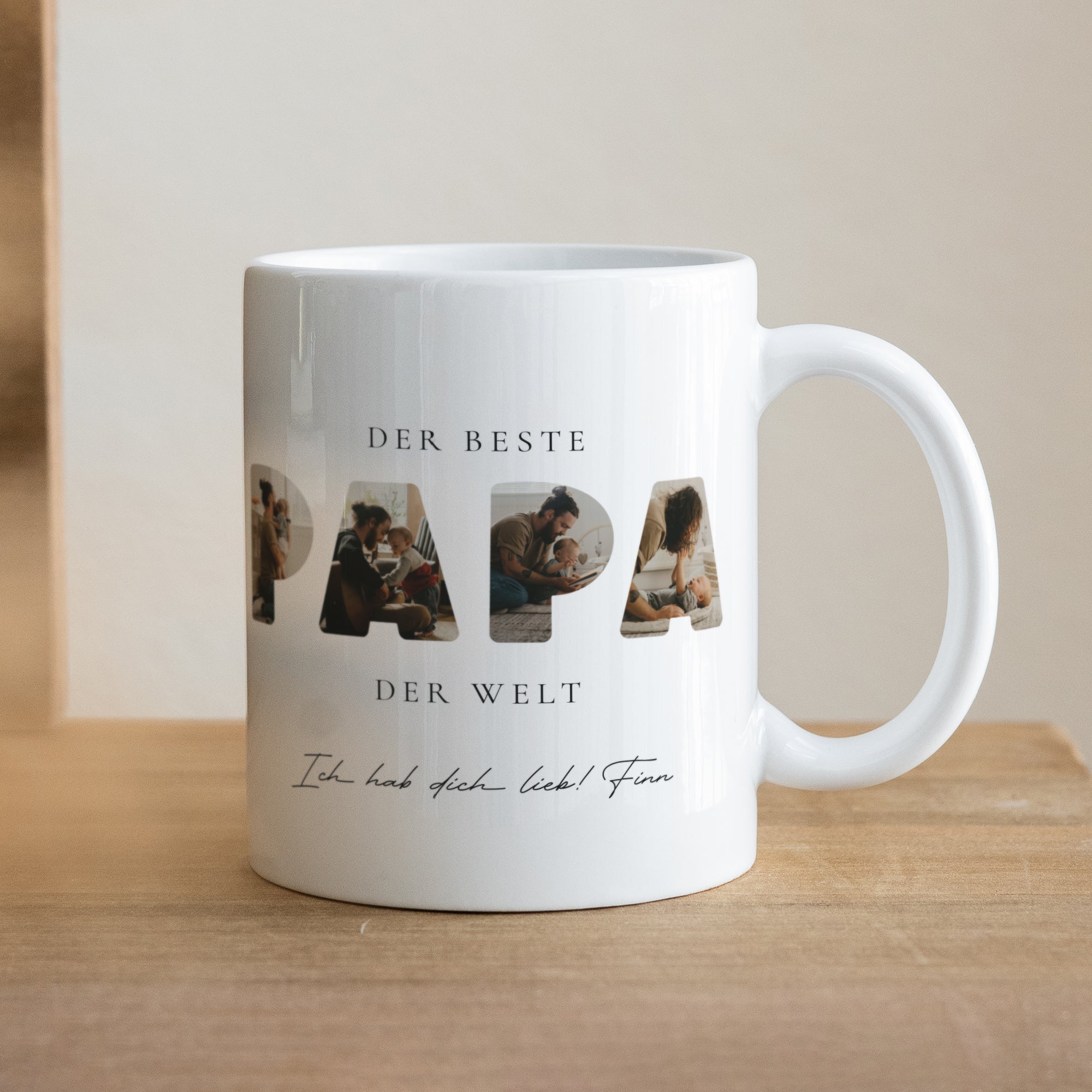 Tasse Objekte Weiß Papa in Erinnerungen foto N° 1