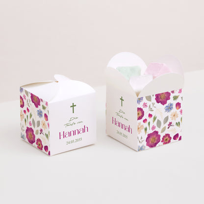 Geschenkbox Taufe Schmetterlingsöffnung Kleine Süßigkeiten foto N° 2