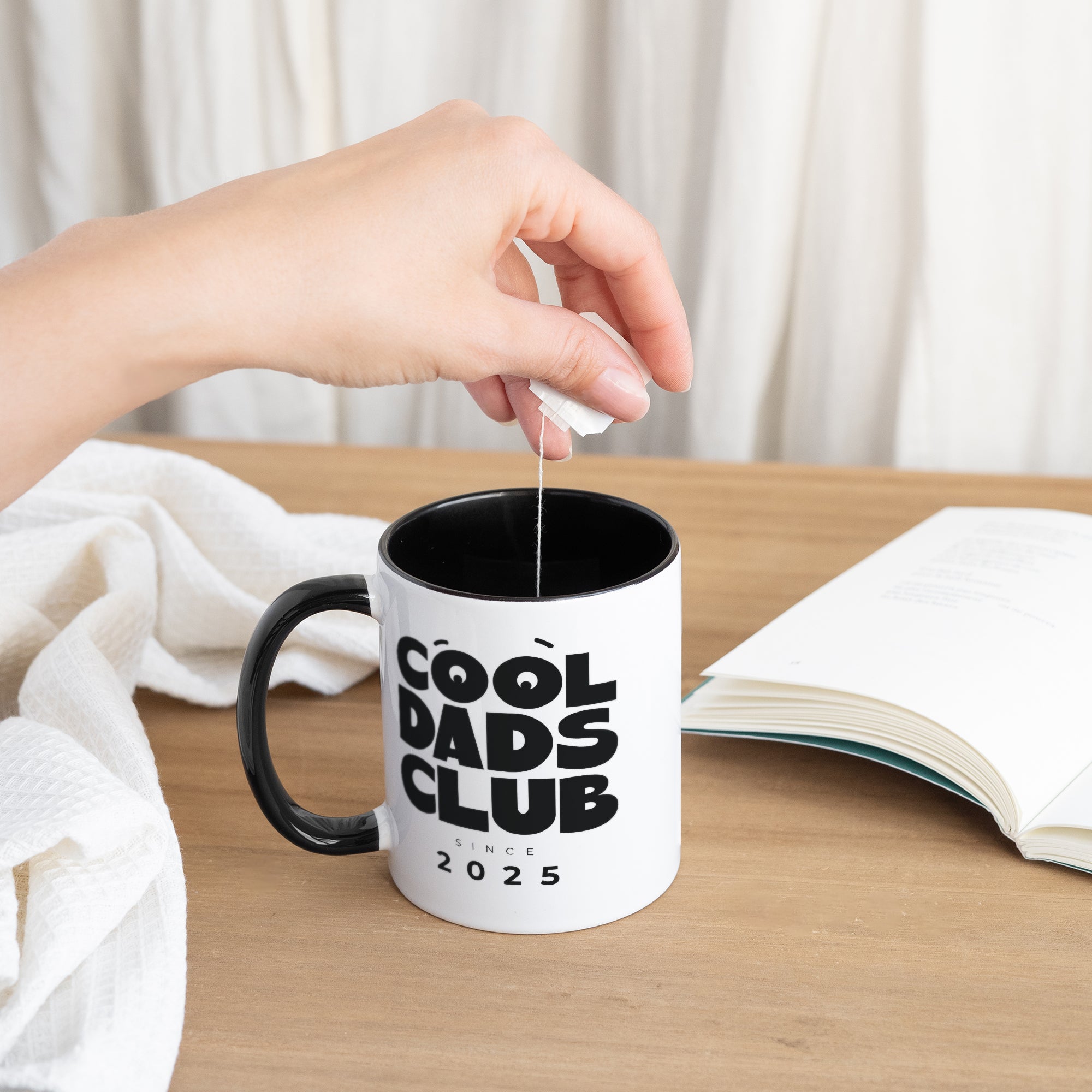 Tasse Schwarz Cool Dads Club foto N° 3