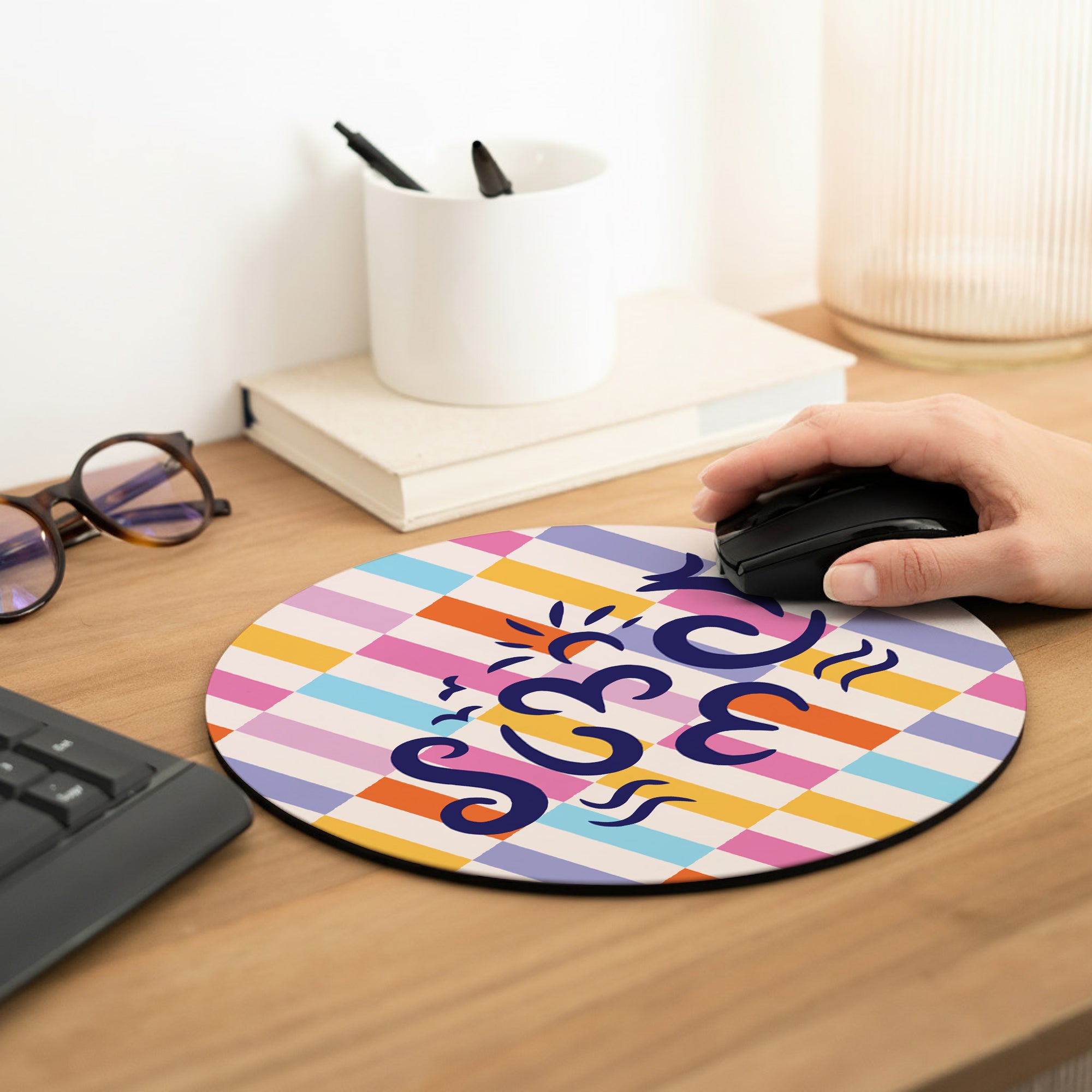 Mousepad Rund Sommerbrise foto N° 2
