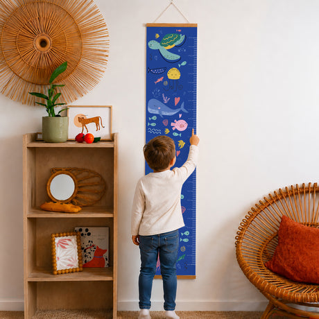 Kindermesslatte Geburt Papier Ozean der Wunder