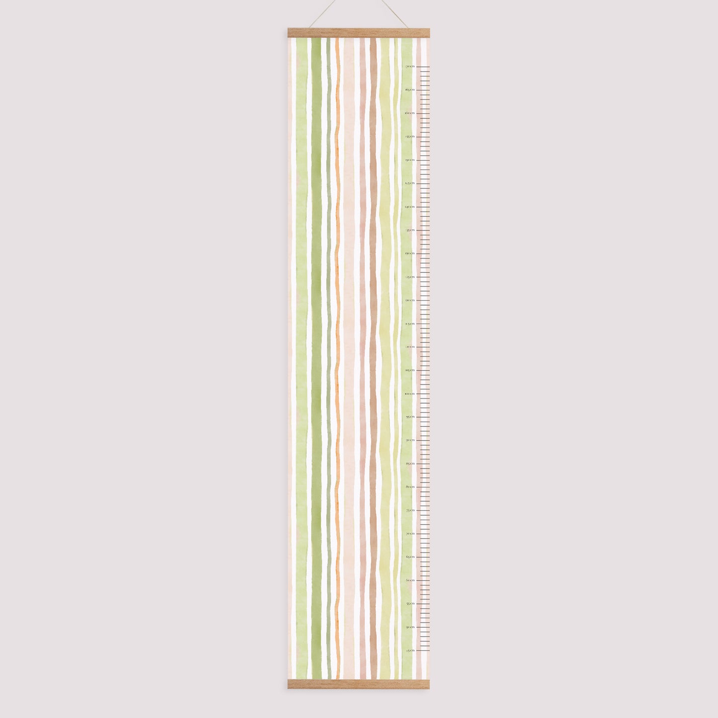 Kindermesslatte Geburt Papier Horizonte Pastell foto N° 1