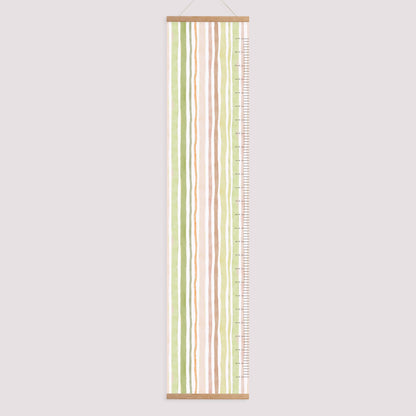 Kindermesslatte Geburt Papier Horizonte Pastell foto N° 1
