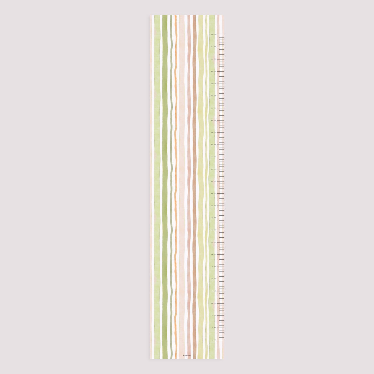 Kindermesslatte Geburt Papier Horizonte Pastell foto N° 5