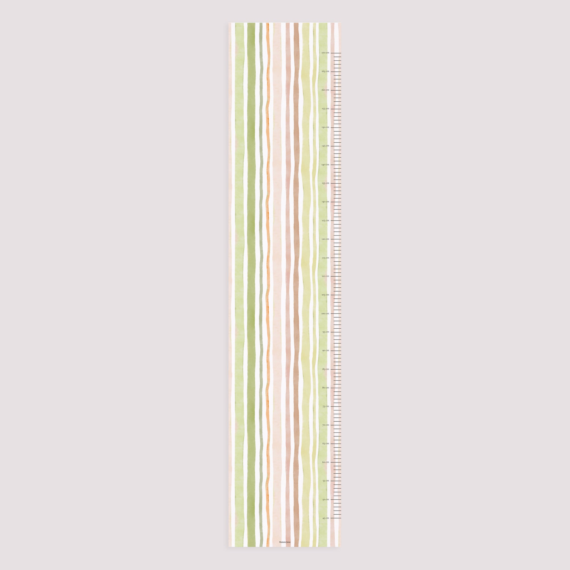 Kindermesslatte Geburt Papier Horizonte Pastell foto N° 5