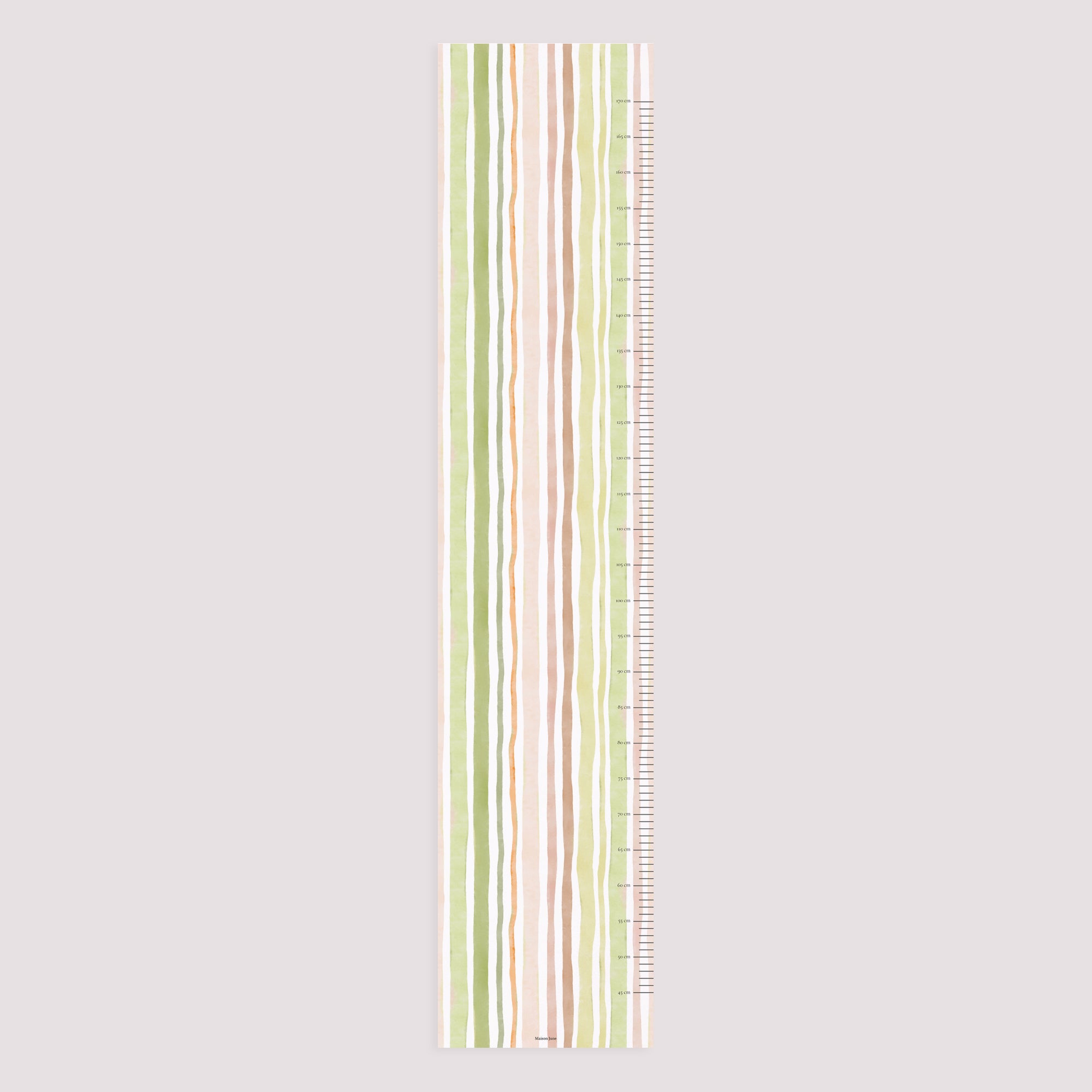 Kindermesslatte Geburt Papier Horizonte Pastell foto N° 5