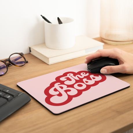 Mousepad Rechteck Wer ist die Bossin?