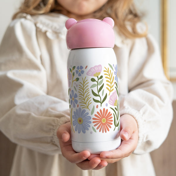 Kinder Trinkflasche Rosa, 32 cl Kapuzinerkresse foto