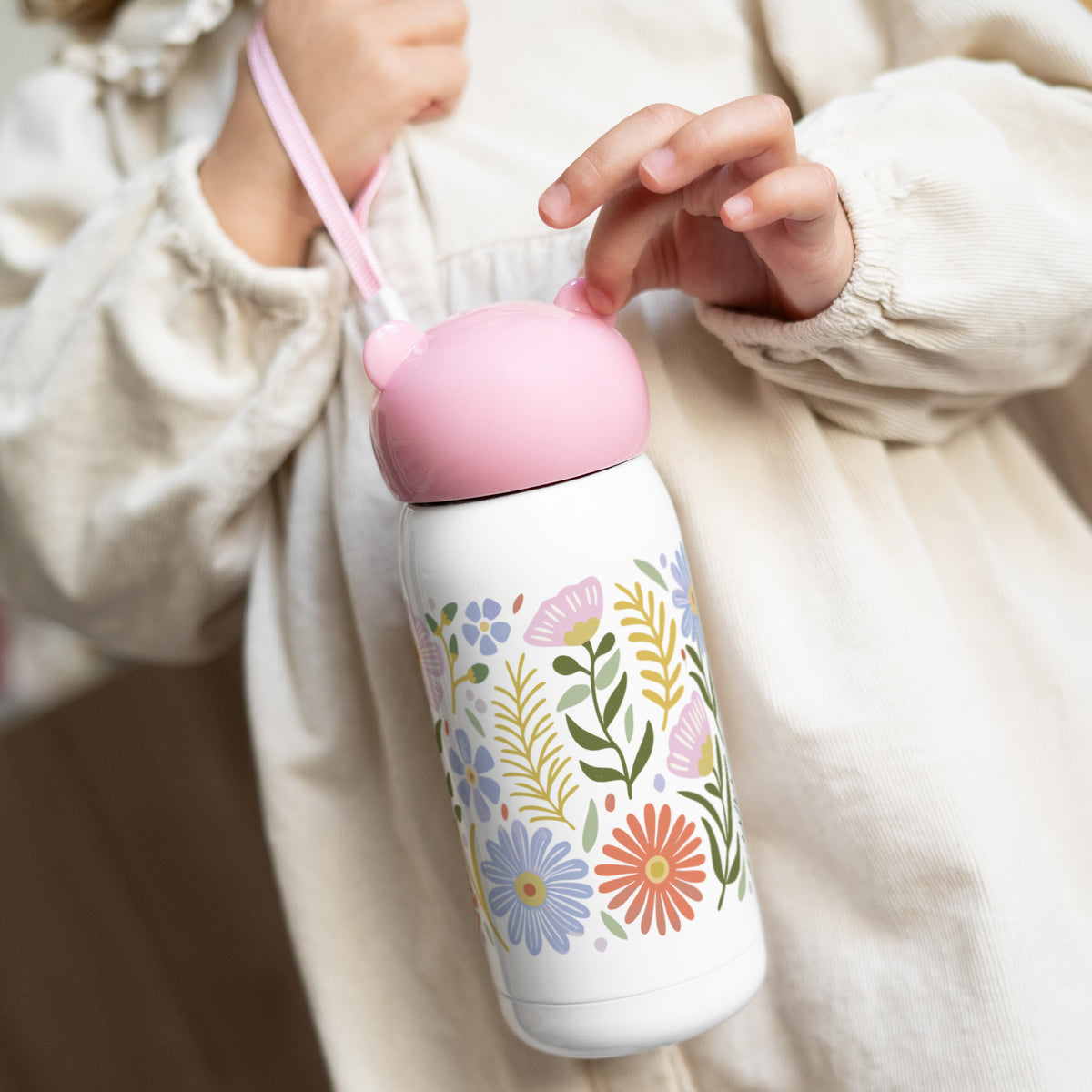 Kinder Trinkflasche Rosa, 32 cl Kapuzinerkresse foto N° 2