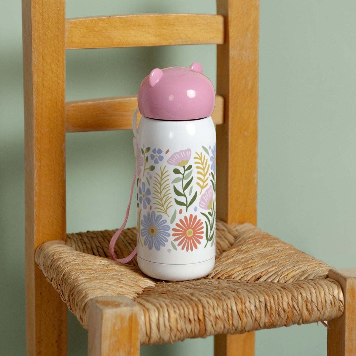 Kinder Trinkflasche Rosa, 32 cl Kapuzinerkresse foto N° 3