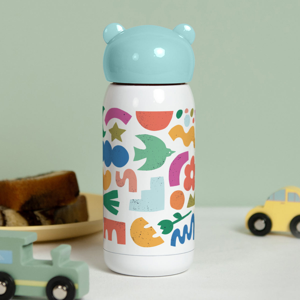 Kinder Trinkflasche Blau, 32 cl Glückliche Formen foto N° 3