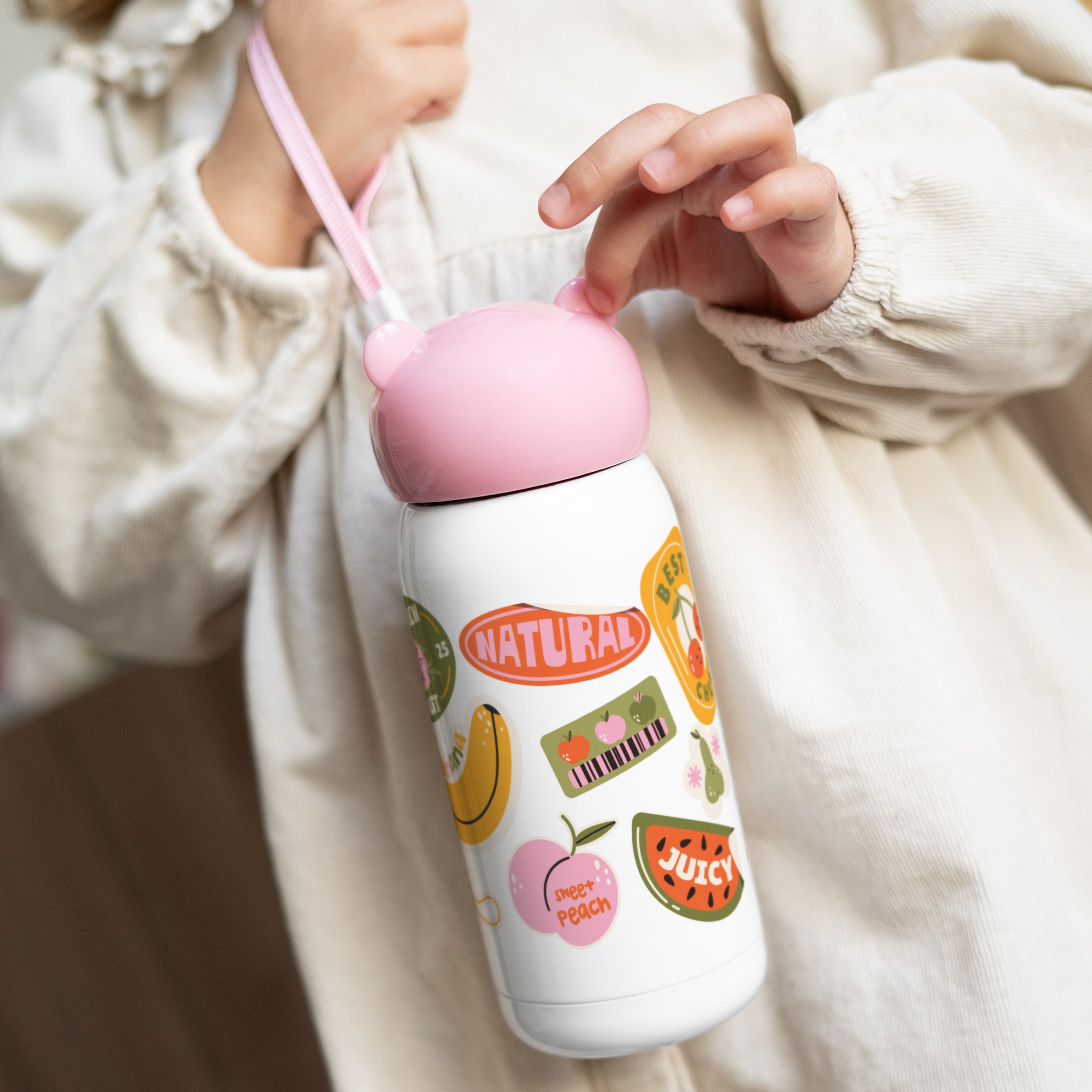 Kinder Trinkflasche Rosa, 32 cl Alle Früchte foto N° 2