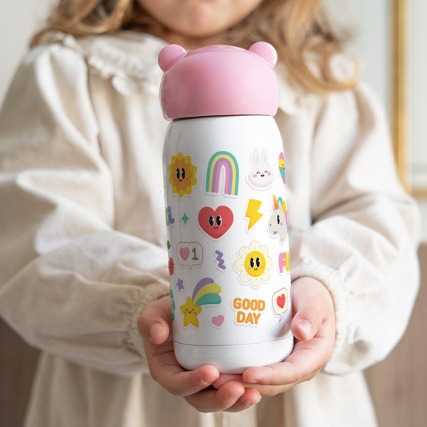 Kinder Trinkflasche Rosa, 32 cl Gute Stimmung foto