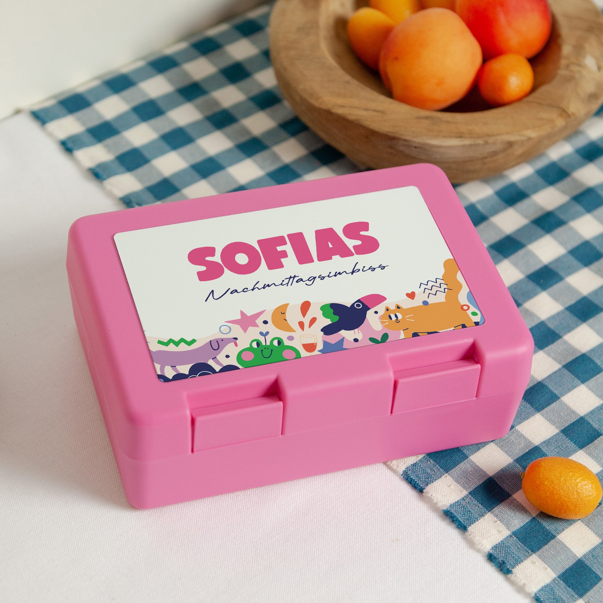 Snackbox Rose heißt auf Deutsch "Rose". Die kleinen Kumpel foto N° 2