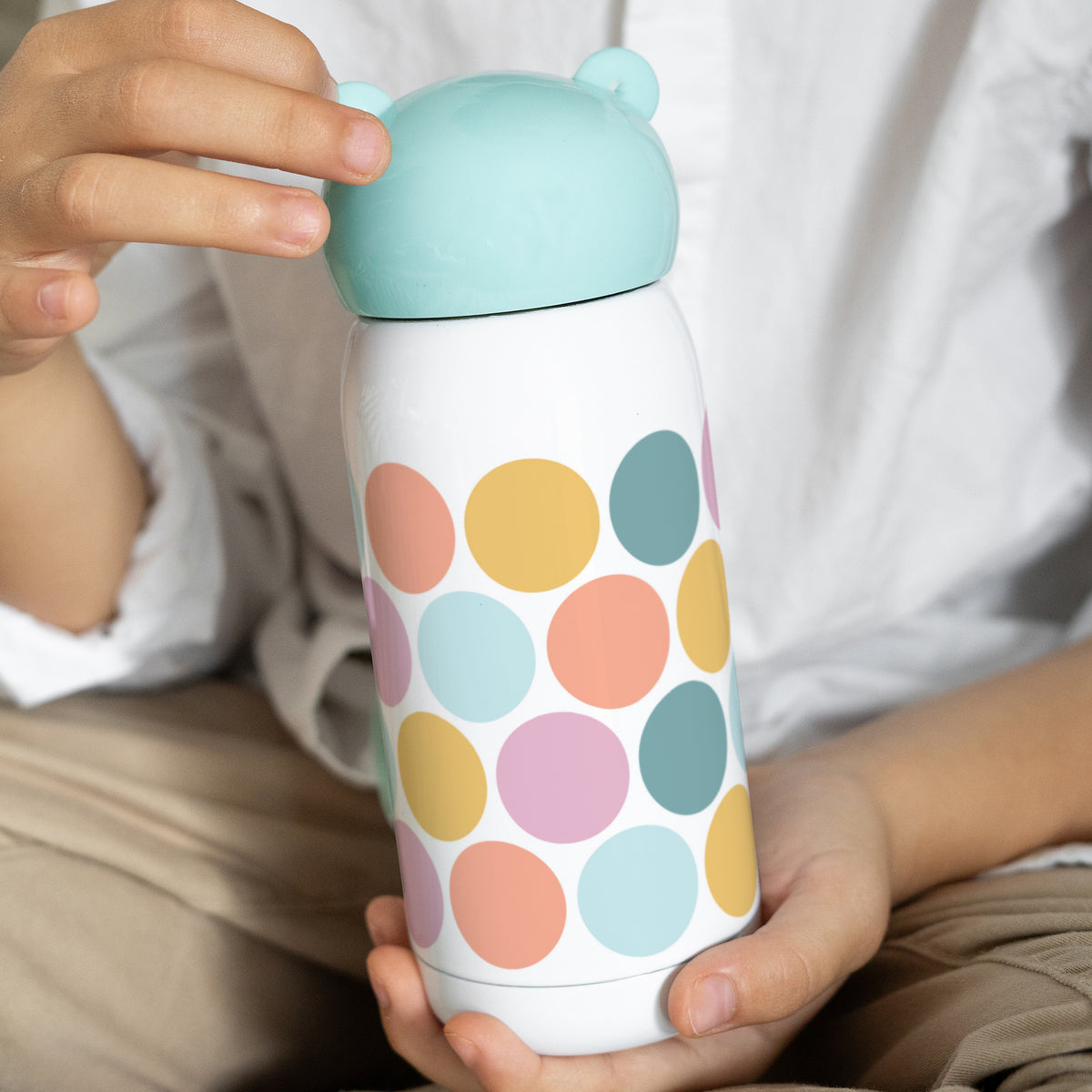 Kinder Trinkflasche Blau, 32 cl Pastell-Pop foto N° 1
