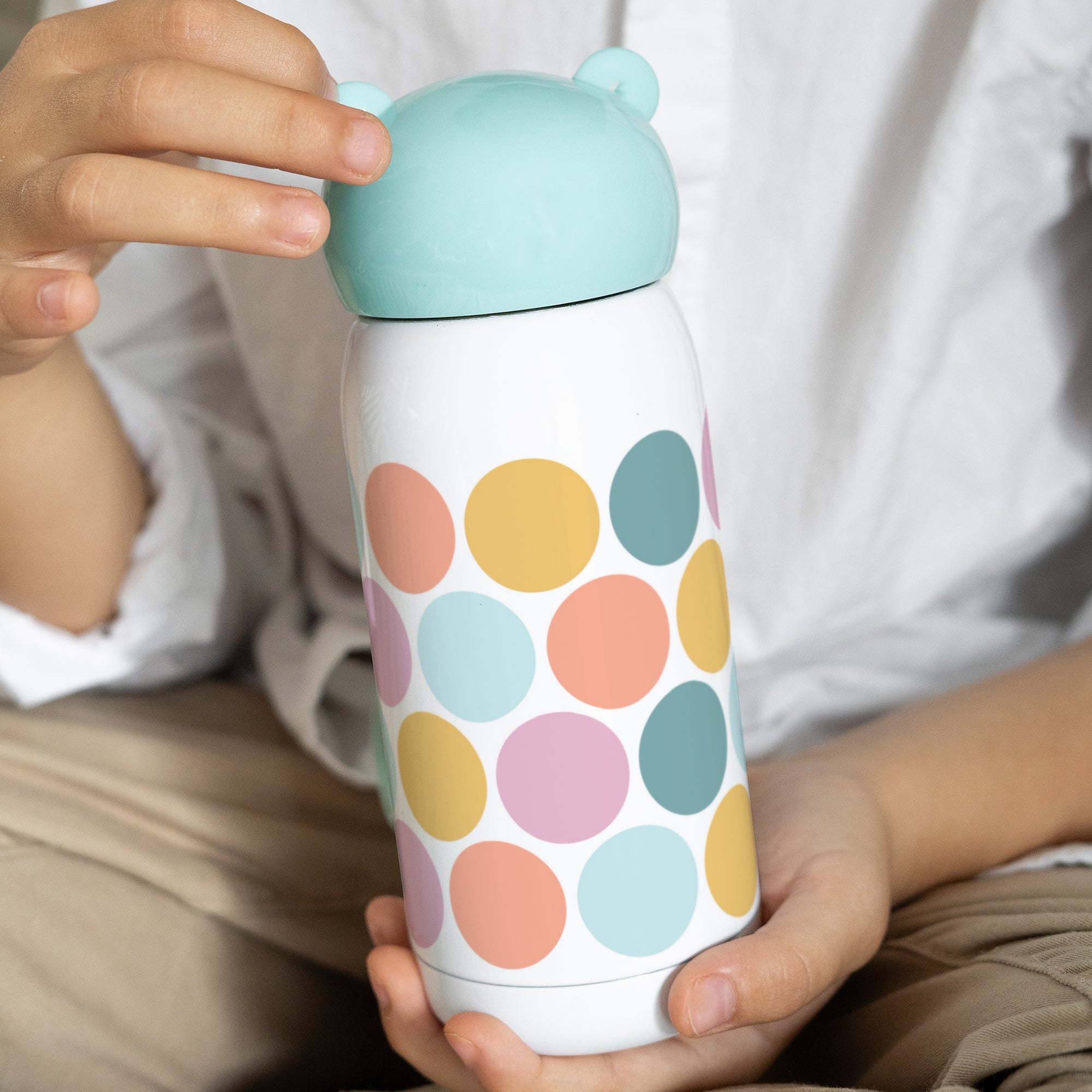 Kinder Trinkflasche Blau, 32 cl Pastell-Pop foto N° 1