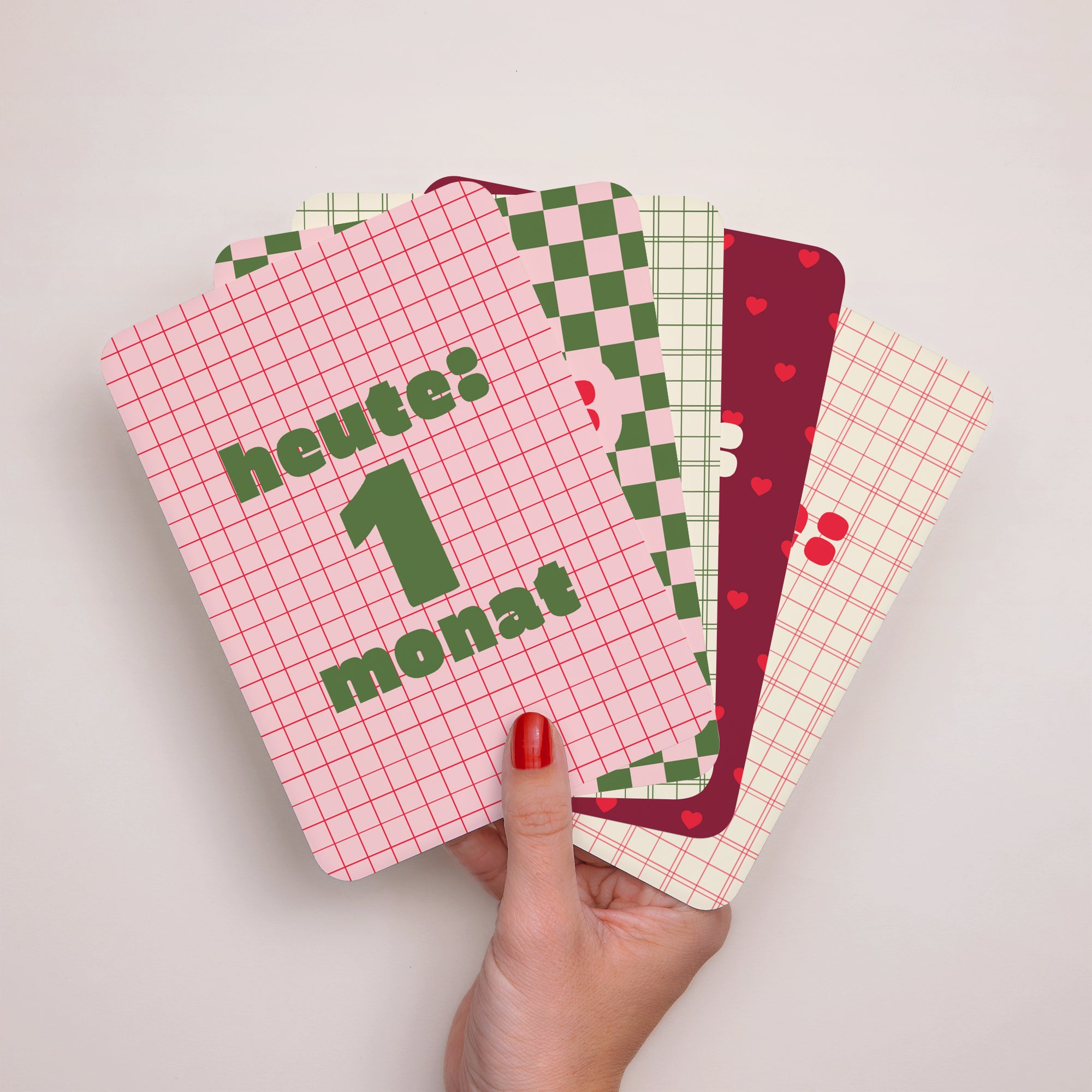 Meilenstein Karten Geburt 12er-Pack Mein Pop-Jahr foto N° 1