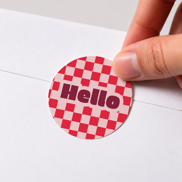 Sticker Geburt Rund Totaler Love foto