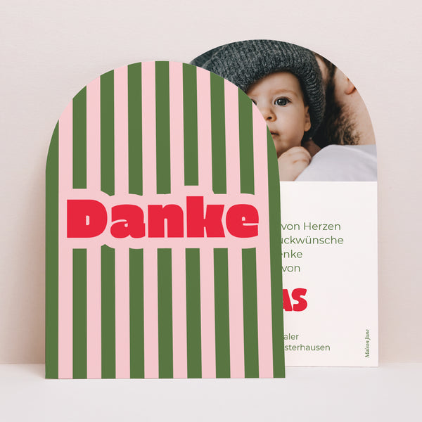 Dankeskarte Geburt Kleine Arche Mini Wir foto
