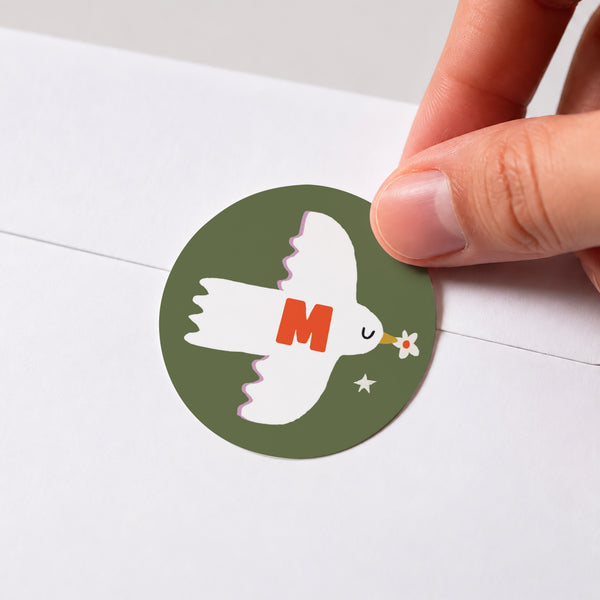 Sticker Geburt Rund Ein Hauch von Glück foto