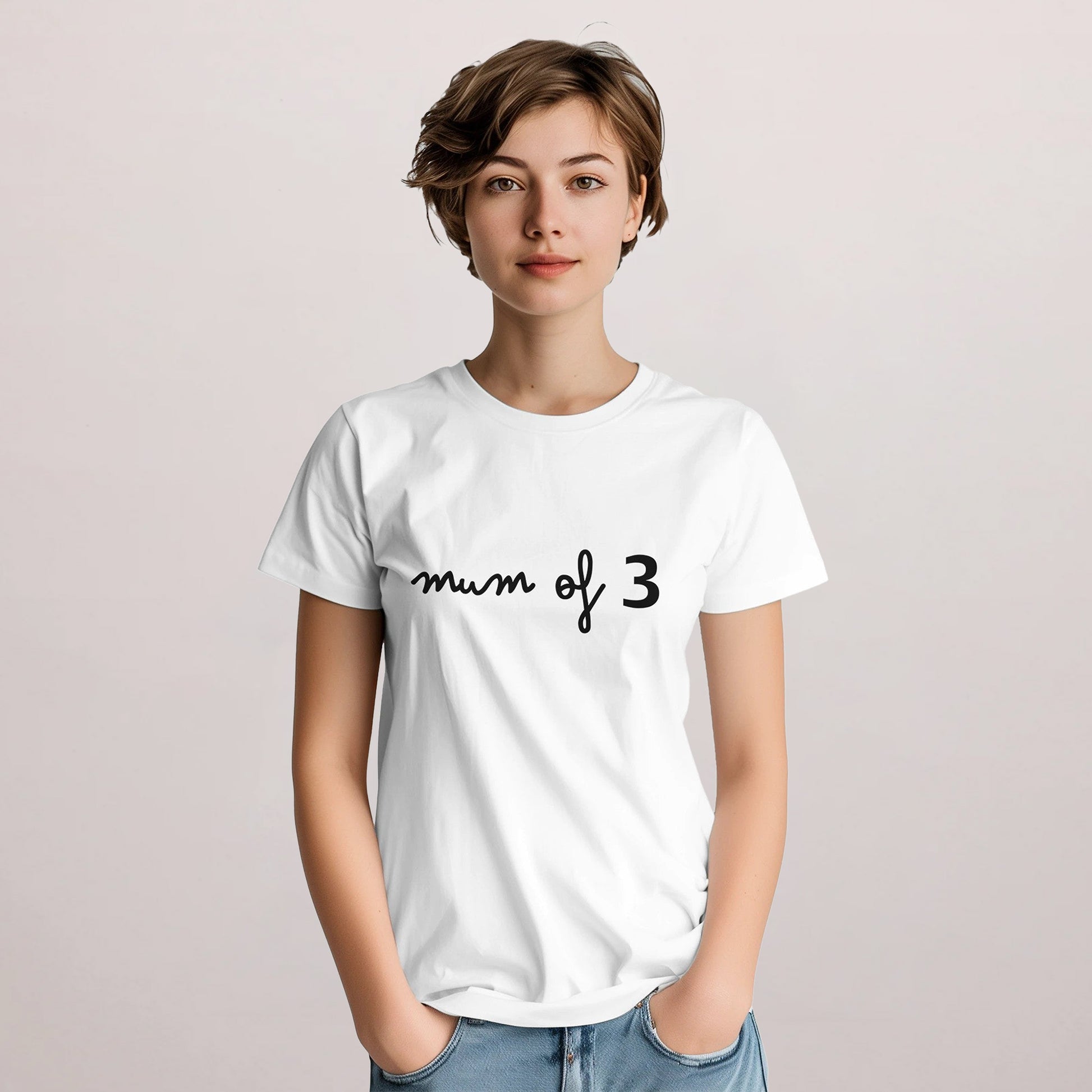 Tshirt Femme blanc recto Mum of ... foto N° 1