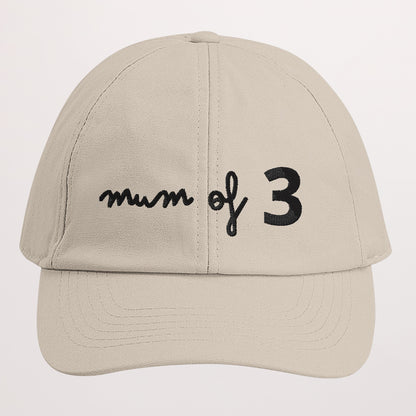 Casquette Brodée Beige Mum of ... foto N° 1